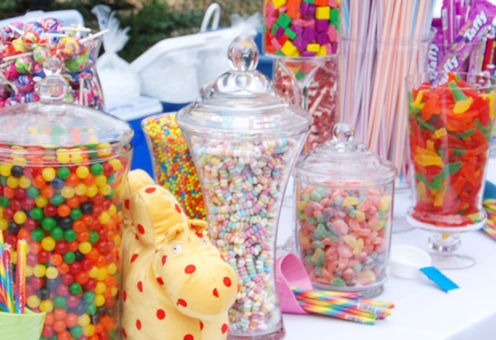Candy Themed Birthday Party on Heaven    Bloomingdesign